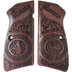 ZIB GRIPS Browning HP 14 pistoles rokturis ar rokām izgatavots no valrieksta koka Ars.09