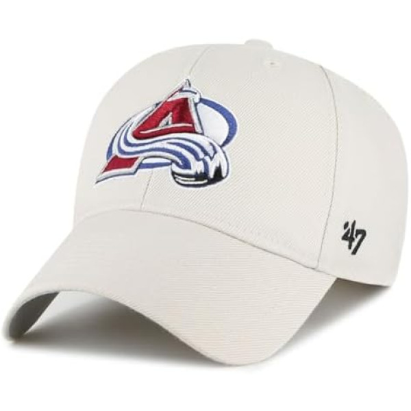 '47 NHL Colorado Avalanche beisbola cepure MVP Bone Cap, melna