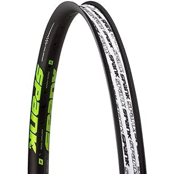 Spank sp-rim-0173-b/Green rim velosipēds unisex pieaugušajiem, melns/zaļš