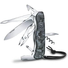 Victorinox, Swiss Army Knife, Skipper W, Multitool, 18 Functions, Large Serrated Blade, Can Opener, Screwdriver 3 mm, Locking Blade