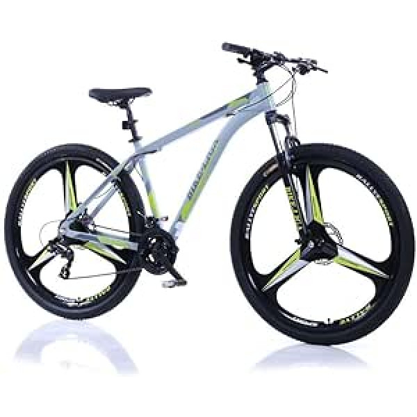 29 kalnu velosipēds MTB Hardtail alumīnija Terra-X.TR modelis, 21 ātrumu Shimano, bremžu disks, Neco