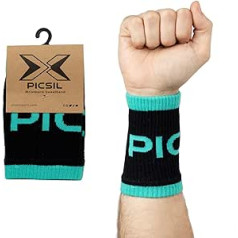 Picsil sporta sviedru lentes, absorbējošas kokvilnas aproce Cross Training airēt tenisam fitnesam unisex