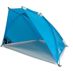 Āra Helios Air 850 UV 80 kompakta, viegla pludmales nojume, maza iepakojuma izmēra ceļojumiem, sauļošanās telts ar alumīnija stabiem un ventilāciju