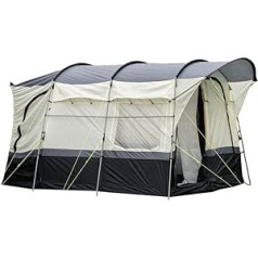 OLPRO Outdoor Leisure Products Loopo 3,1 mx 3,3 m, 2 stabi, tērauds, melns/pelēks