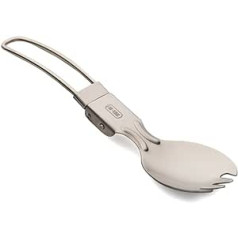 M-Tac Stainless Steel Spork Universal Folding Travel Camping Hiking Tactical Spoon Fork All-in-One