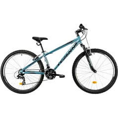 24 colių vaikiškas dviratis, vaikiškas, berniukas, moteriškas, vyriškas, vyriškas, jaunimo MTB dviratis kalnų dviratis jaunimo dviratis Hardtail dviračio šakės pakabos šakė 18 Shimano pavara Devron terrana mėlyna