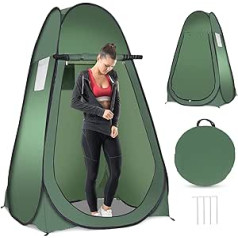 Costway shower tent, changing tent, toilet tent, side tent, storage tent, camping tent, trekking tent, beach pop-up tent, 120 x 120 x 190 cm.