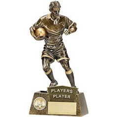 Womack Graphics A1202C.02 Pinnacle Male Rugby Players Player Resin Award ar gravējumu līdz 50 burtiem