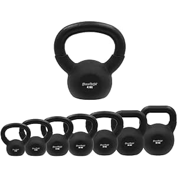 Dāvini Kraftu! Kettlebell svars: 4-20 kg Čuguna Kettlebell spēka treniņiem un krosa treniņiem, šūpošanās stienis, piemērots raušanai, stumšanai un grūšanai