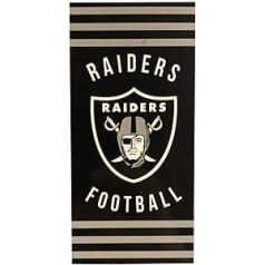 Northwest Company NFL Las Vegas Raiders svītrains pludmales dvielis, 30 x 60 collas, daudzkrāsains, viens izmērs (OARTWL2020)