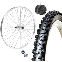 Priekšējais loks 24 x 1,75 + MTB riepa 24 x 1,95 + gaisa kamera | Pilnīgs 24 collu kalnu velosipēds