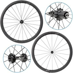 ICANIAN AERO 40/50/55 oglekļa riteņu pāri, oglekļa riteņu pāri, 700C riteņu pāri 40 mm / 50 mm / 55 mm dziļuma klinčera bezcaurulei gatavie TLR īpaši vieglo oglekļa riteņu riteņi