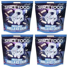 Liofilizēts Space Food (vaniļas saldējums, iepakojumā 4)