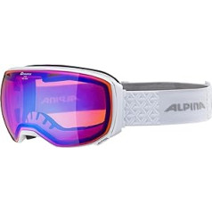 ALPINA Big Horn Q-Lite Mirrored Contrast Enhancing Ski Goggles with 100% UV Protection for Adults