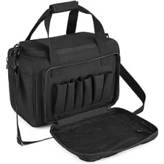 Huntvp Tactical Shoulder Bag with Dividers, Padded Shoulder Bag, Tactical Range Bag, Duffle Insert Bag for Men Women Fishing Hunting Sports Outdoor