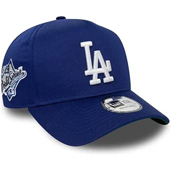 New Era Los Angeles Dodgers MLB 1988 World Series Sidepatch Dark Royal E-Frame Snapback vāciņš