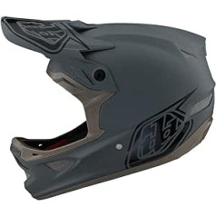 Troy Lee Designs D3 Fiberlite Stealth Downhill ķivere (ogles, XL)