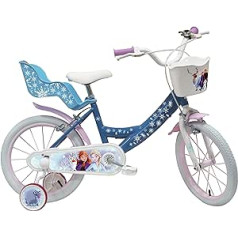 A.T.L.A.S. Girls' Bicycle 16 Inch Frozen Blue / White 16 Inch