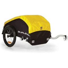 Burley Nomad dviračio priekaba, juoda/geltona, vieno dydžio