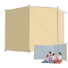 Teksome Oxford Windschutz für Campingkocher, mit Kordelzugbeutel, vielseitiger Sonnenschutz, Camping-Windschutz, Windschutzscheibe, Outdoor-Wohnwagen-Sichtschutz