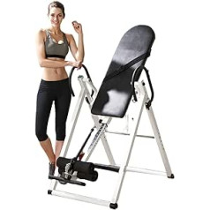 LLF Gravity inversion table, reverse machine home fitness equipment, inverted auxiliary device, inverted hanger on the head, easy to use and store (colour: white)