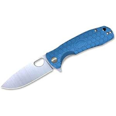 Honey Badger Unisex - Adult Flipper D2 Small Blue Pocket Knife, Blue, 6.5