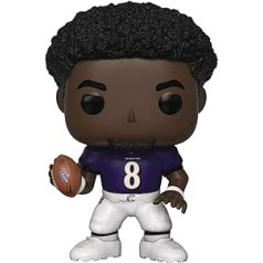 Funko pops! Vinils: NFL: Ravens - Lamar Jackson - (Home Jersey) - Vinila kolekcionējama figūriņa - Dāvanas ideja - Oficiālās preces - Rotaļlieta bērniem un pieaugušajiem - Sporta fani