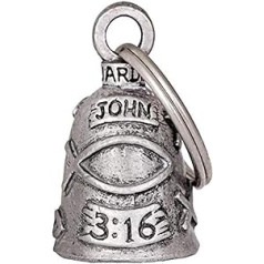 Hot Leathers BEA1054 Schutzglocke John 3:16, Silber