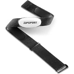 IGPSPORT HR40 sirdsdarbības monitors fitnesa izsekotājam, atbalsta Bluetooth un Ant + un ir savietojams ar Garmin Polar Wahoo (mīksta krūšu siksna)