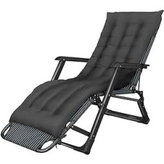 VejiA Liegestuhl, Heim-Freizeitstuhl, Garten-Liegestuhl, klappbare Sonnenliege, Liegestühle, Zero-Gravity-Lounge-Stuhl für Außenterrasse, Camping, Strand, Deck, max.