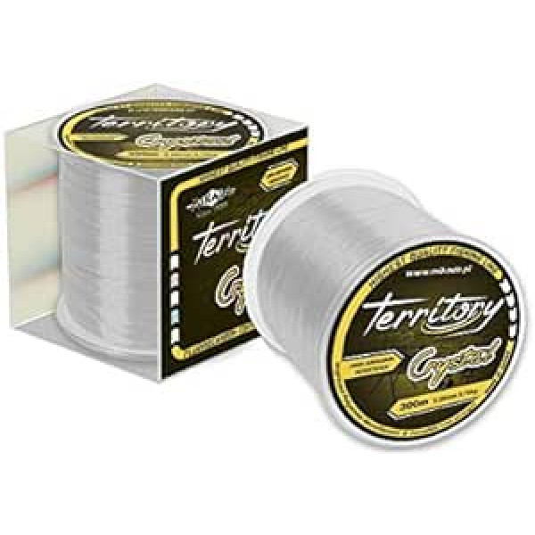 Mikado Territory Crystal Monofilament Fishing Line 0.22-0.40 mm Spool 600 m