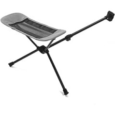 YIWENG Klappbarer Campingstuhl Fußstütze Tragbarer einziehbarer Moon Chair Fußhocker Beinstütze mit Aufbewahrungstasche für Outdoor Camping Wandern Angeln Strand,Moon Chair Fußstütze