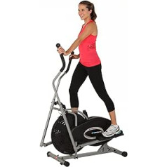 EXERPEUTIC Aero Air Crosstrainer, robuster und kompakter Ellipsentrainer mit Rillenriemenantrieb