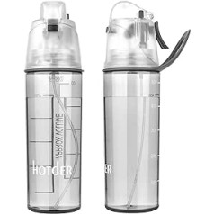 Spray Water Bottle 500 ml, Water Bottle Sports Bottle Tritan BPA Free Sports Water Bottle for Hydration and Cooling of Outdoor Sports, Bottle Water for Cycling, Outdoor, Sports