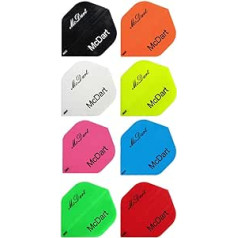 20 sets of dart flights with desired print, desired text