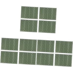 INOOMP Pack of 12 Camping Seat Saliekams Camping Pad Kempinga spilvens Guļampaklājiņš kempingiem Pārgājienu sēdekļu paliktnis Piknika paliktnis āra spilvens Sēdekļa spilvens Polsterēts ceļojumu sabiezējums