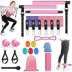 THYWD Pilates Bar 10-in-1 Kit with Resistance Bands