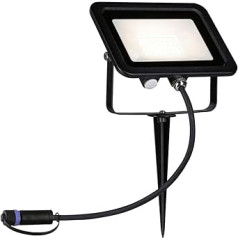 Paulmann Plug & Shine 94575 LED Outdoor Light Garden Spotlight IP65 Warm White Including 1 x 15.5 Watt Black Aluminium Spotlight 3000 K