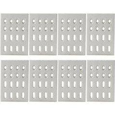 Derurizy Ceramic Tile Replacement for Galore Grand Turbo, Grand Hall and Members Mark Grills, Ceramic Briquettes, Heat Plate, Flame Tenderer, 7.75