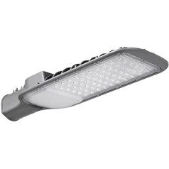 Lepro 50 W 6250 lūmenu IP65 ūdensnecaurlaidīga LED ielas lampa, 4000 K ielas lampa ceļiem, piebraucamajiem ceļiem, rotaļu laukumiem un stāvvietām, dabīgi balts, 200 W metāla halogenīdu ekvivalents, CE un UKCA sertificēts