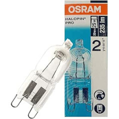 Osram 66720 Halogen Bulbs G9 20 Watt 230 Volt