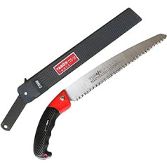 Tabor Tools TTS32E Astsäge mit Schutzhülle, Säge für Baumschnitt, Gartenarbeit, Jagd, Pfadfinderei, Camping. Handsäge, Baumsäge, Gartensäge.