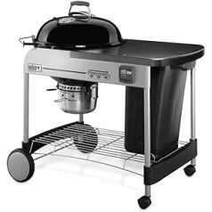 Weber 15401001 Performer Premium kokogļu grils, 22 collas, melns