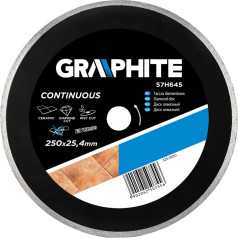 Graphite Dimanta disks 250 x 25,4 mm, ciets