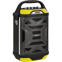 Portable active Quer speaker set with MP3, Bluetooth, FM radio and Karaoke function