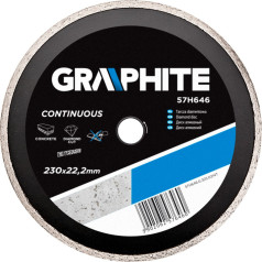 Graphite Dimanta disks 230 x 22,2 mm, ciets