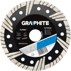 Graphite Dimanta disks 125 x 22,2 mm, turbo