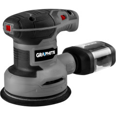 Graphite 300W eccentric sander, 125 mm foot