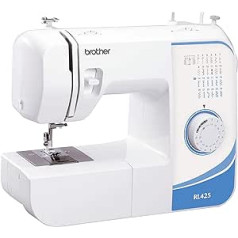 Brother Nähmaschine RL425 mit stufenlos verstellbarer Stichlänge mit Anleitung, Weiß (wz-12278540)