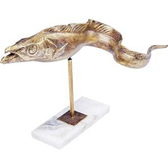 Kare Design dekoratīvā figūra Pescado, zelts, 24 x 52 x 15,5 cm